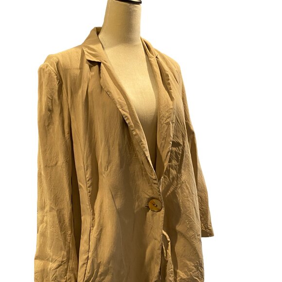 J.Jill Oversized Silk Blazer Jacket Women's Size XL* - Picture 4 of 16